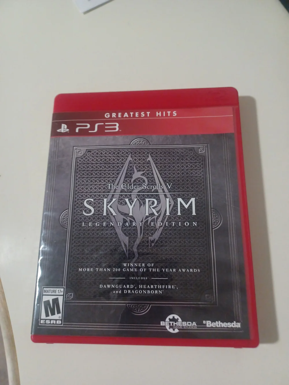 Skyrim: Legendary Edition (PS3) - Red Case